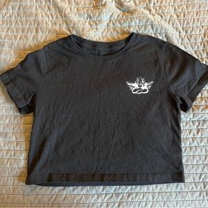 Boys Lie Black Crop Top